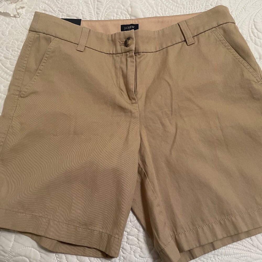 JCrew chino shorts, never worn
